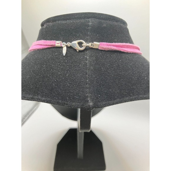 Avon SH Purple Pink Faux Pearls Beaded 2006 2 Strand Silver-Tone Chain Necklace! - Picture 5 of 11